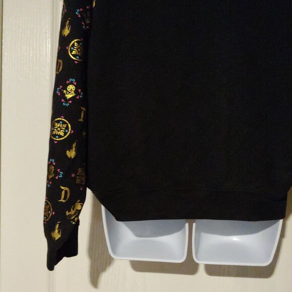 Disney Sleeping Beauty Castle Gold Full Zip Hoodie M Storybook Nostalgic - Picture 9 of 12